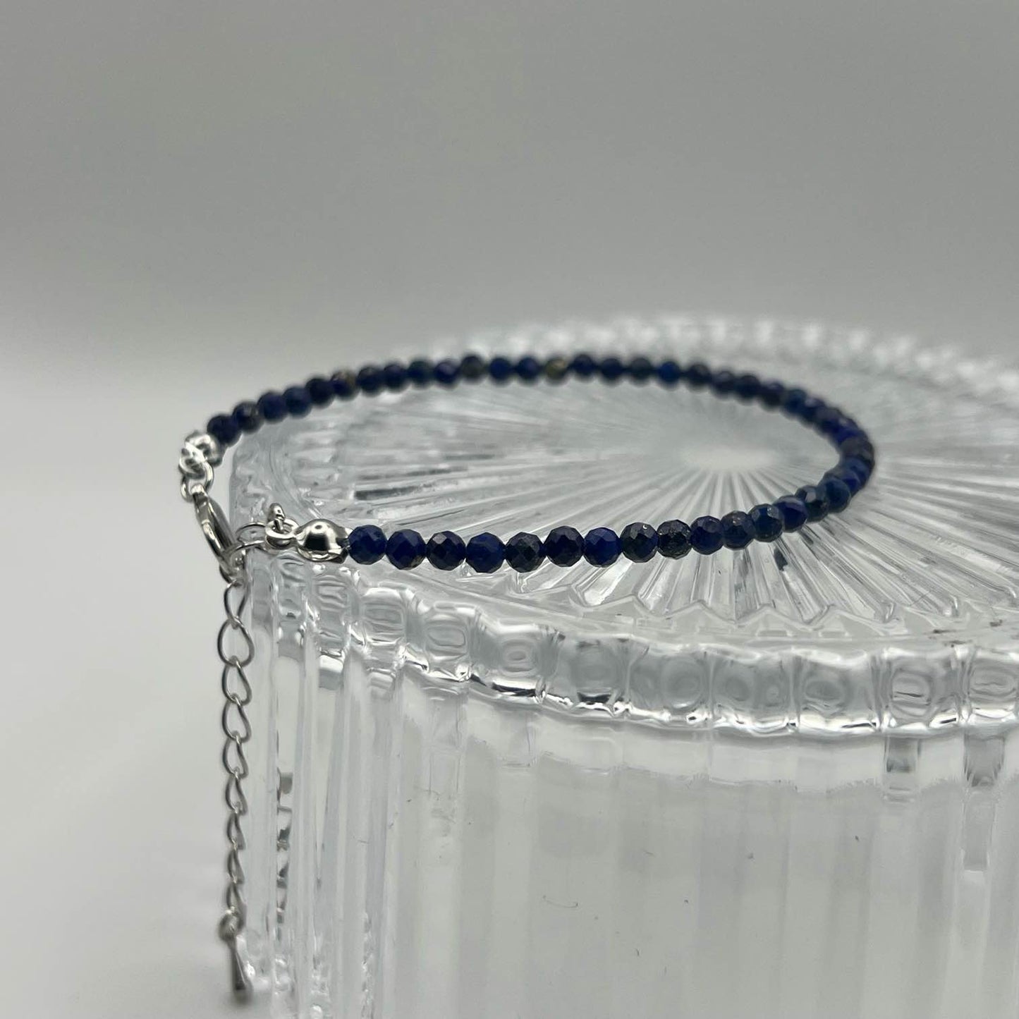 Facettierter Lapis Lazuli Armband - Weisheit